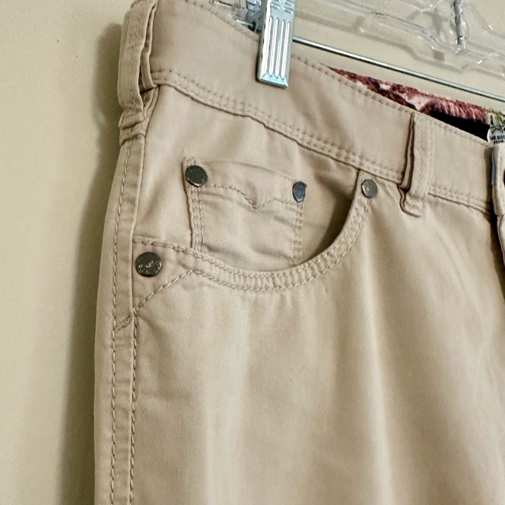 Atelier Gardeur NEVIO-8 Pants Mens 35/34 Regular Fit Beige Printed Lining - Picture 6 of 16